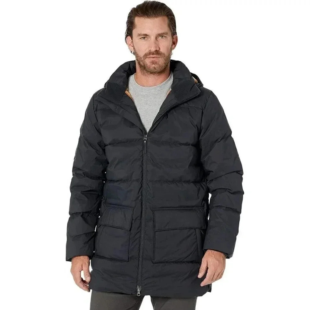 PRANA KLAMATH MENS SIZE XXL BLACK PUFFER JACKET